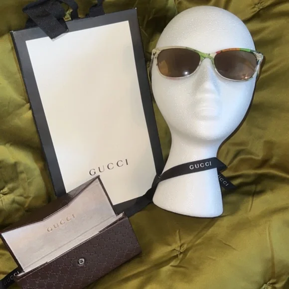 Authentic GUCCI Floral GG 3699/N ZE5 140 Sunglasses - NWOT
